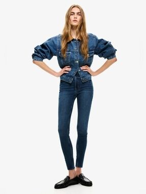 H&M Super Skinny High Waist ankle-length Jeans, size 4